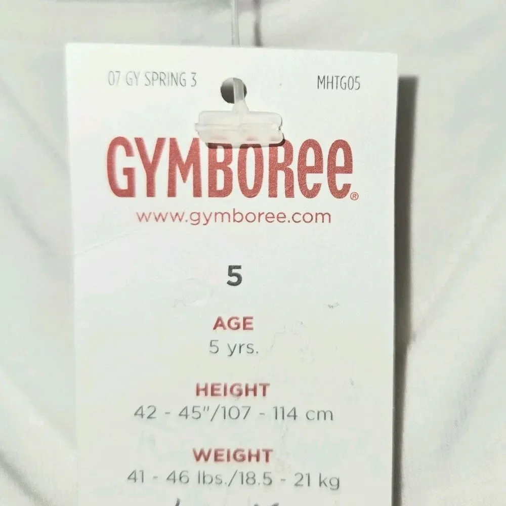 Vintage Gymboree Top Girls Size 5 Ivory School Girls Rock Tunic Crown Y2K NWT